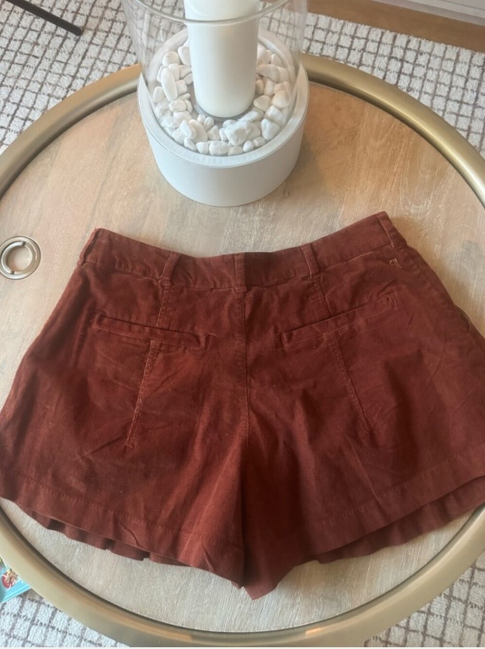 Pilcro Corduroy Pleated Skirty Shorts Sz 30 MSRP $108 NWT - Picture 8 of 10